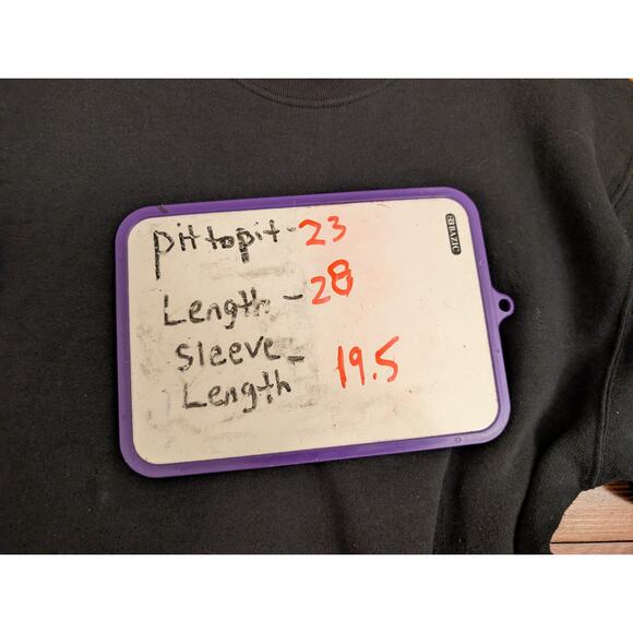 Cheers VTG 1995 Fruit Of The Loom Mens Large Black Crewneck - Picture 5 of 6